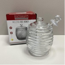 Медівниця скляна з ложкою "Акація" 220 мл Olens 102-661