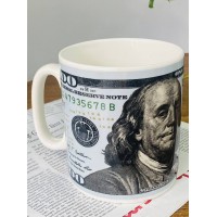 Чашка керамічна 800 мл "Долар" XXL Olens 102-018/3236