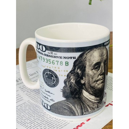 Чашка керамічна 800 мл "Долар" XXL Olens 102-018/3236