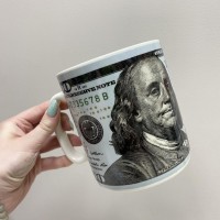 Чашка керамічна 800 мл "Долар" XXL Olens 102-018/3236