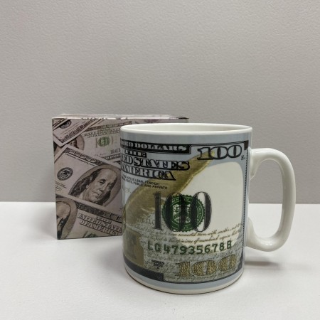 Чашка керамічна 800 мл "Долар" XXL Olens 102-018/3236