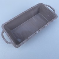 Форма для випікання силіконова з металевим обідком 31,3*14*6 см A-Plus 1971 коричнева