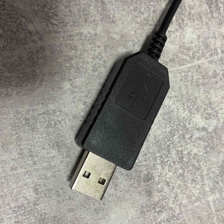 Кабель підвищення напруги 9 V для WI-Fi роутера від повербанку USB DC