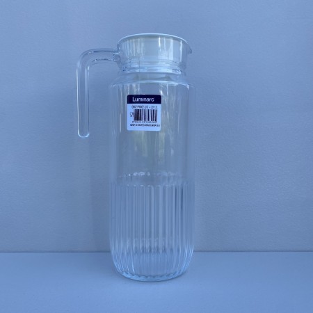 Глечик скляний з кришкою 1,3 л Luminarc Gridz Fridge Q3653