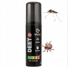 Спрей від комах, комарів, кліщів та мошок Deet 50% 80 мл Vaco Strong