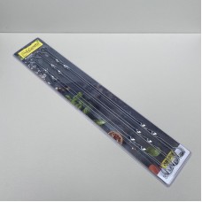 Набір шампурів з хромованої сталі 60 см 6 шт Maestro MR-1008