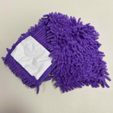 Запаска для швабри  (мікрофібра локшина)  45*14,5 см фіолетова A-Plus 4515
