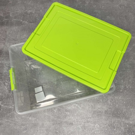 Контейнер універсальний 24*16*14 см 3,5 л "Smart Box" Practice Алеана 123081 прозорий/оливковий