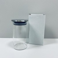 Банка скляна з металевою кришкою 350 мл Stenson 00982-0.35
