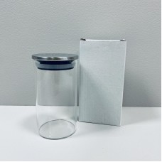 Банка скляна з металевою кришкою 350 мл Stenson 00982-0.35