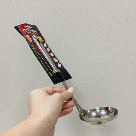 Ополоник з нержавіючої сталі 28 см A-Plus 0223