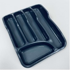 Лоток для столових приборів пластиковий Алеана 167095 граніт