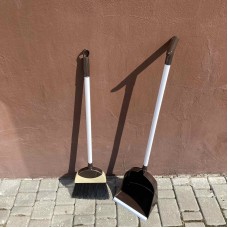 Совок зі щіткою для прибирання  330 ТЕ темно-коричневий