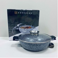 Сотейник алюмінієвий із кришкою 5,5 л 32 см Edenberg EB-8042