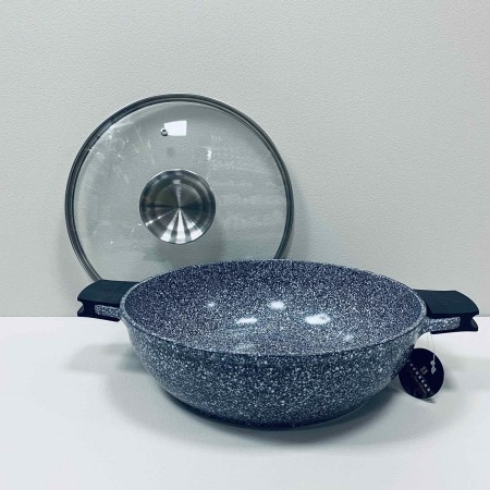 Сотейник алюмінієвий із кришкою 4,1 л 28 см см Edenberg EB-8041