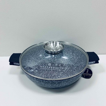 Сотейник алюмінієвий із кришкою 4,1 л 28 см см Edenberg EB-8041