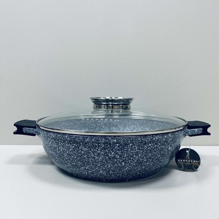 Сотейник алюмінієвий із кришкою 4,1 л 28 см см Edenberg EB-8041