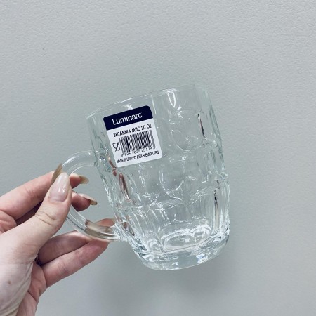 Набір кухлів для пива скляний 2 шт 600 мл Luminarc Britannia Q0730