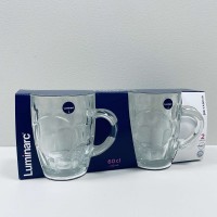 Набір кухлів для пива скляний 2 шт 600 мл Luminarc Britannia Q0730