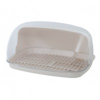 Хлібниця пластикова 32*25*17 см Алеана 169049 /190103096 біла троянда