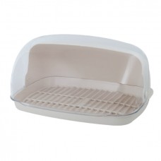 Хлібниця пластикова 32*25*17 см Алеана 169049 /190103096 біла троянда