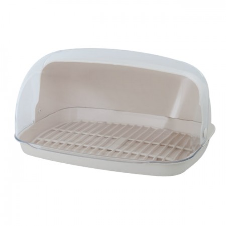 Хлібниця пластикова 32*25*17 см Алеана 169049 /190103096 біла троянда