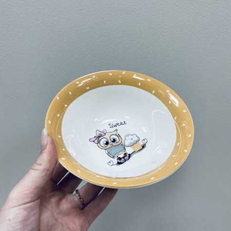 Набір дитячого столового посуду Sweet Owl 3 предмета Limited Edition C525