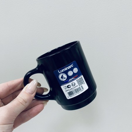 Чашка склокерамічна 250 мл Luminarc Empilable Black V9400