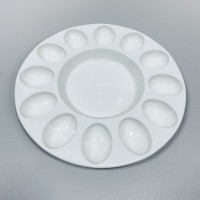 Блюдо керамічне для яєць 26 см Stenson MC5083