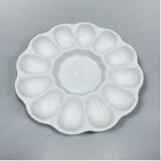 Блюдо керамічне для яєць 21 см Stenson MC5082