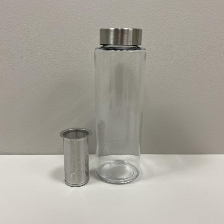 Пляшка для води з металевою кришкою та ситечком 1 л Pure Aqua Bottle Simax s10120/МЕТ