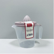 Соковитискач для цитрусових пластиковий 500 мл VoCe VC-108 прозорий з рожевим