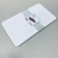 Сушка для стаканів пластикова 42*24*1 см біла Bursev 1135 08