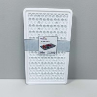 Сушка для стаканів пластикова 42*24*1 см біла Bursev 1135 08