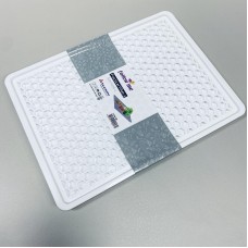 Сушка для посуду пластикова 41,8*30,9*1 см біла Bursev 1135 09