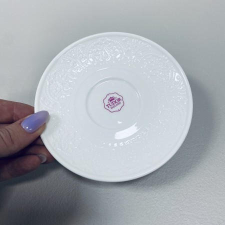 Блюдце порцелянове 11,7 см до чашки кавової 100 мл TU3111 Tudor TU3163