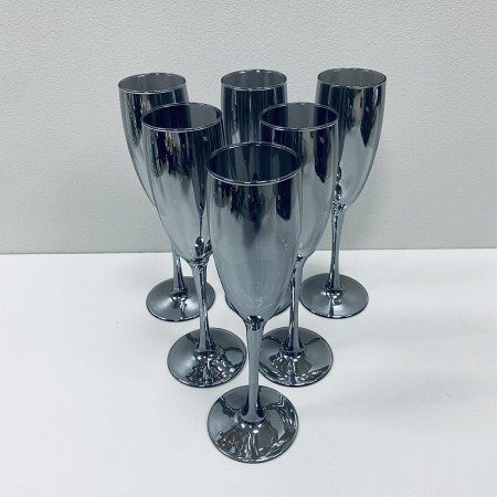 Набір келихів для шампанського 6 шт 160 мл Luminarc Delice Graphite J9399/2