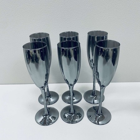 Набір келихів для шампанського 6 шт 160 мл Luminarc Delice Graphite J9399/2