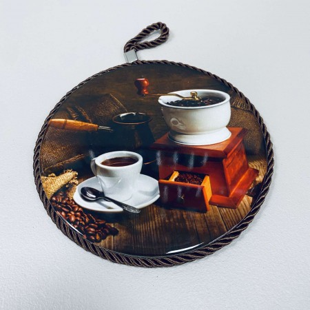 Підставка під гаряче 17 см кругла Coffee Time Limited Edition B160072