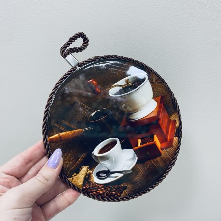 Підставка під гаряче 17 см кругла Coffee Time Limited Edition B160072