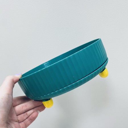 Підставка обертальна для косметики, кухонних аксесуарів  22*8 см Led Twist B100074 зелена