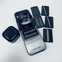 Тертка з нержавіючої сталі зі знімними насадками 29.5*10.3*2 см 6 предметів Kamille KM-3005