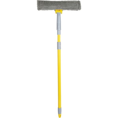 Вікномийка з насадкою з мікрофібри 25 см і телескопічною металевою ручкою 75-125 см Eco Fabric EF-2530