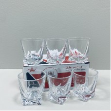 Набір чарок Quadro 6 шт 50 мл Yujing GlassWare 3139/1745