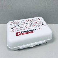 Контейнер для зберігання "Аптечка" 18,5*13*7 см Алеана 127048 білий