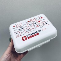 Контейнер для зберігання "Аптечка" 18,5*13*7 см Алеана 127048 білий