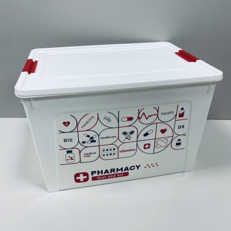 Контейнер для зберігання ліків "Аптечка" 12 л 32*24,5*21 см Алеана 171030