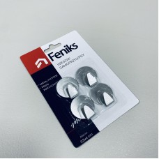 Набір гачків круглих металевих 4 шт самоклеючі Feniks 42104