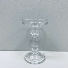 Підсвічник скляний h -14 см "Доффін" Olens 8030-372