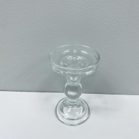 Підсвічник скляний h -14 см "Доффін" Olens 8030-372